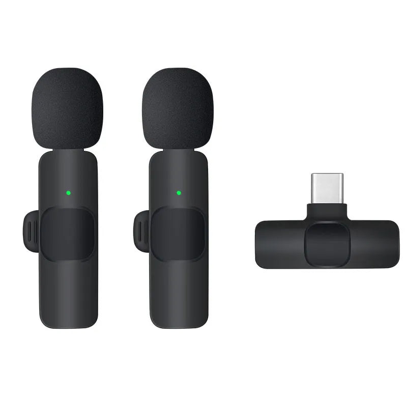 ClipCast Dual Wireless Lavalier Mic Kit (USB-C, 2 Mics)